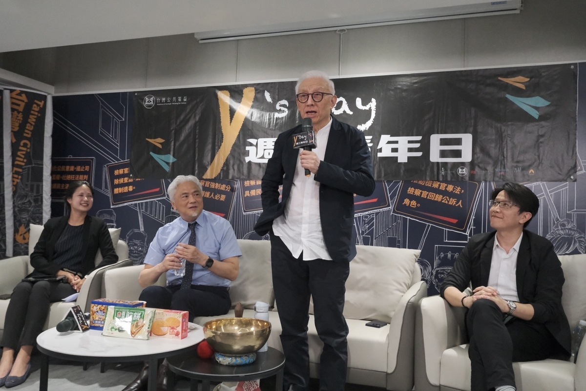 曹興誠表示，可適度地將偵查權移交給警方，讓檢察官集中精力在更重要的案件與法院攻防。 圖：Y’s Day「週三青年日」提供