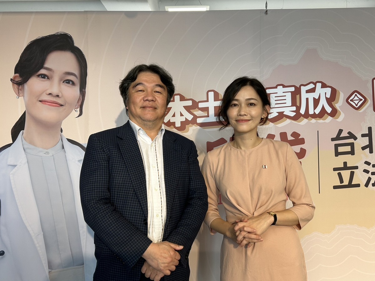 衛福部次長王必勝出席吳欣岱提名記者會。 圖：台灣基進提供
