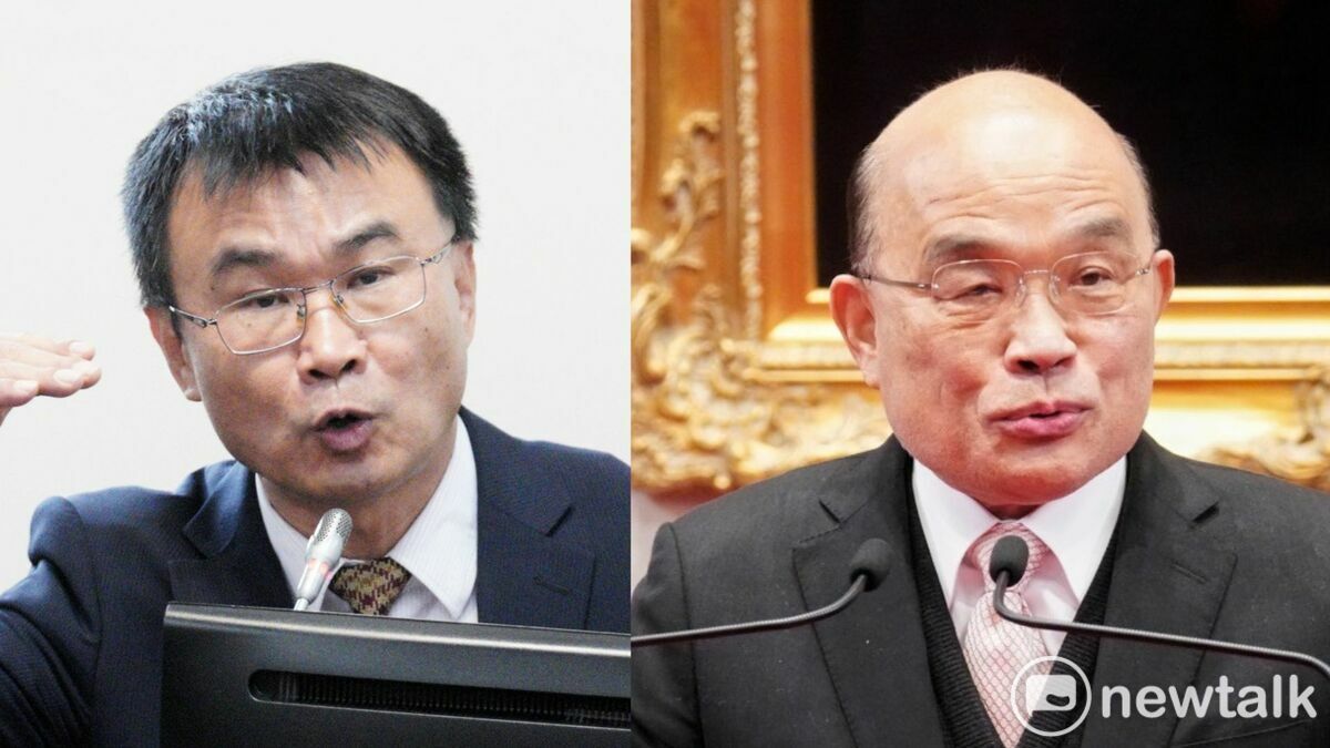 昨（17）日陳吉仲請辭傳言一出，前行政院長蘇貞昌出面聲援陳吉仲。 圖：張良一/攝（新頭殼合成照）