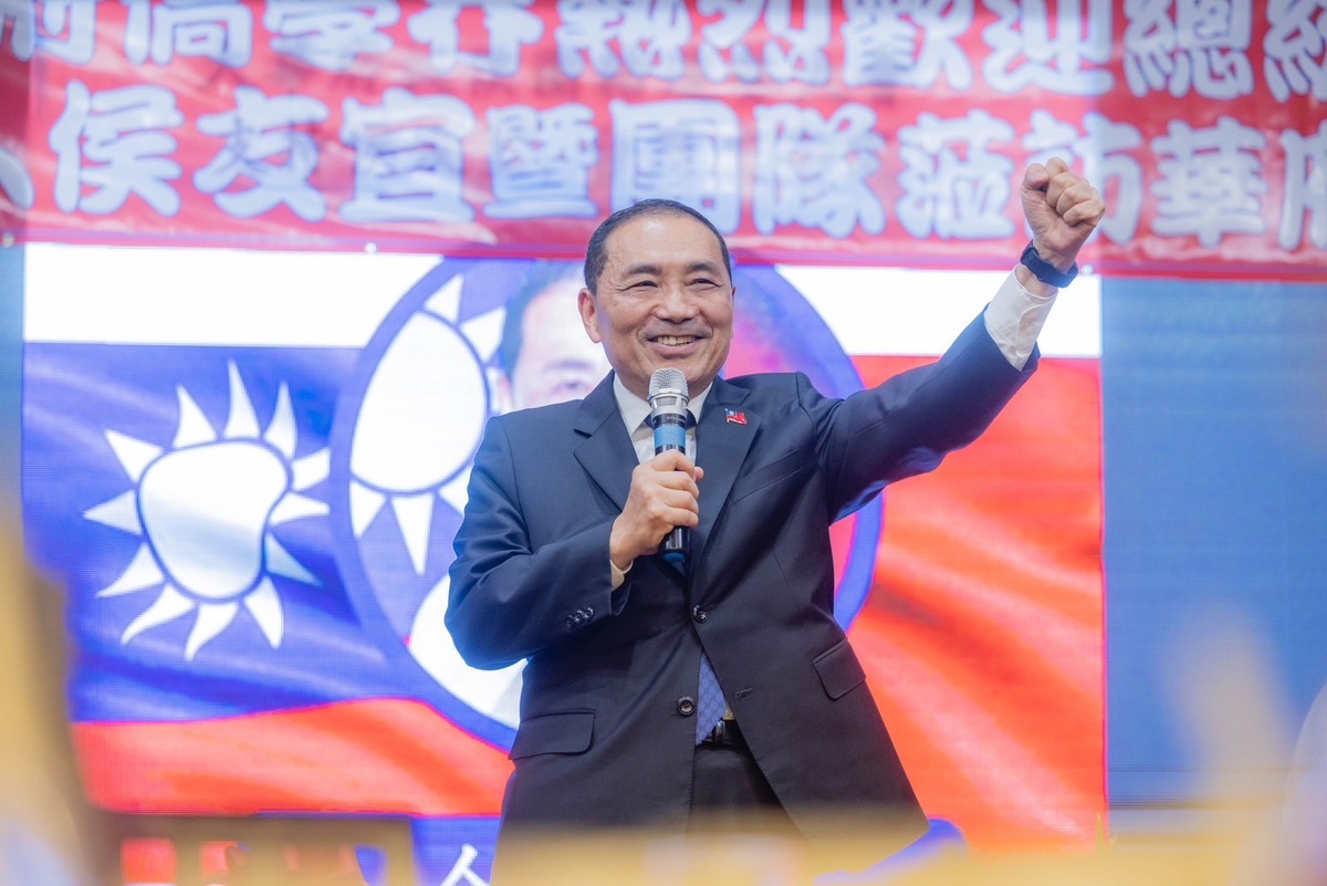 國民黨總統參選人侯友宜於美東時間17日抵達華府，出席大華府地區僑界晚宴。 圖：侯友宜辦公室提供