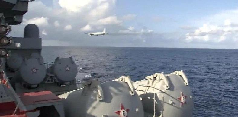 俄軍太平洋艦隊展開反潛演習。 圖 : 翻攝自新華網