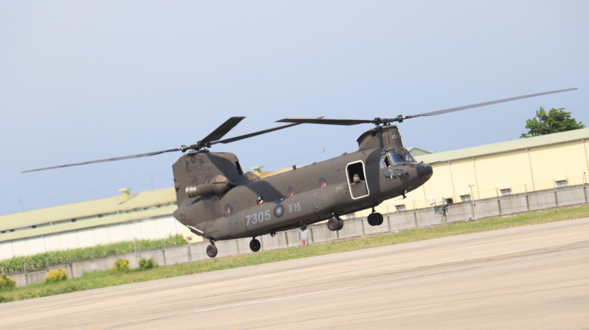 CH-47SD契努克運輸直升機。 圖：慶籌會提供
