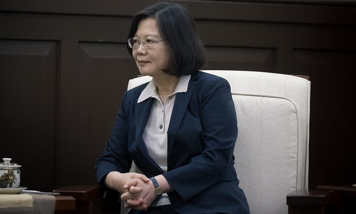 總統蔡英文 4日透過臉書發表對中國六四事件的意見。 圖：總統府資料照片
