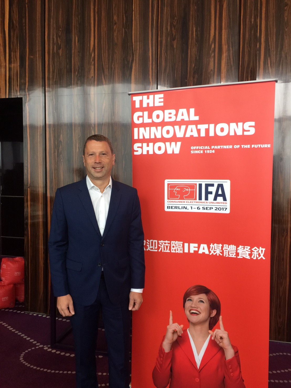 IFA現任執行長Heithecker。 圖：IFA／提供