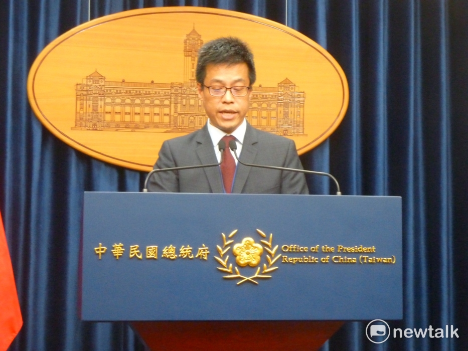 總統府發言人黃重諺表示，對於《傳統領域劃設辦法》，原住民對此議題有不同的看法，希望能夠有更聚焦的討論。 圖：謝莉慧/攝