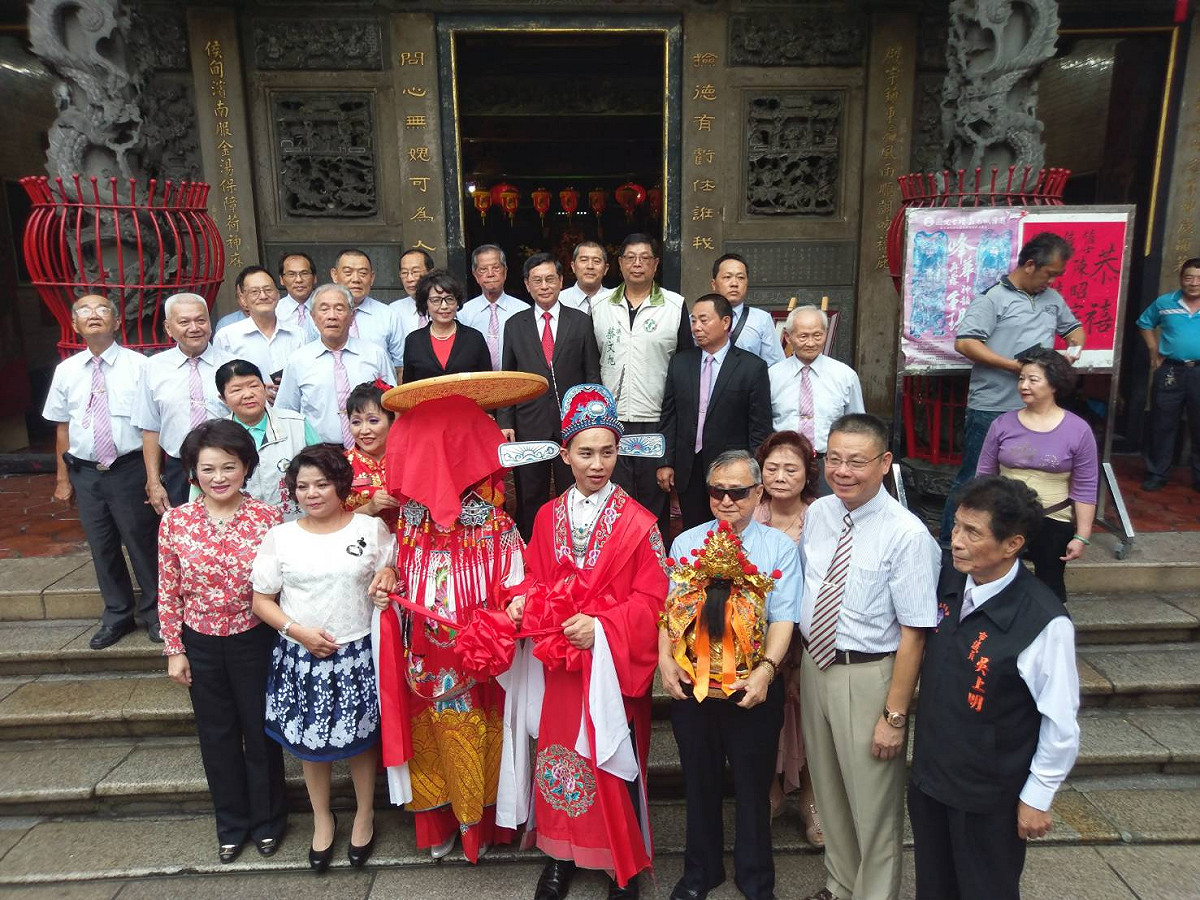 嘉義市城隍爺嫁女兒，全國頭一遭，熱鬧滾滾。 圖：嘉義市城隍廟/提供