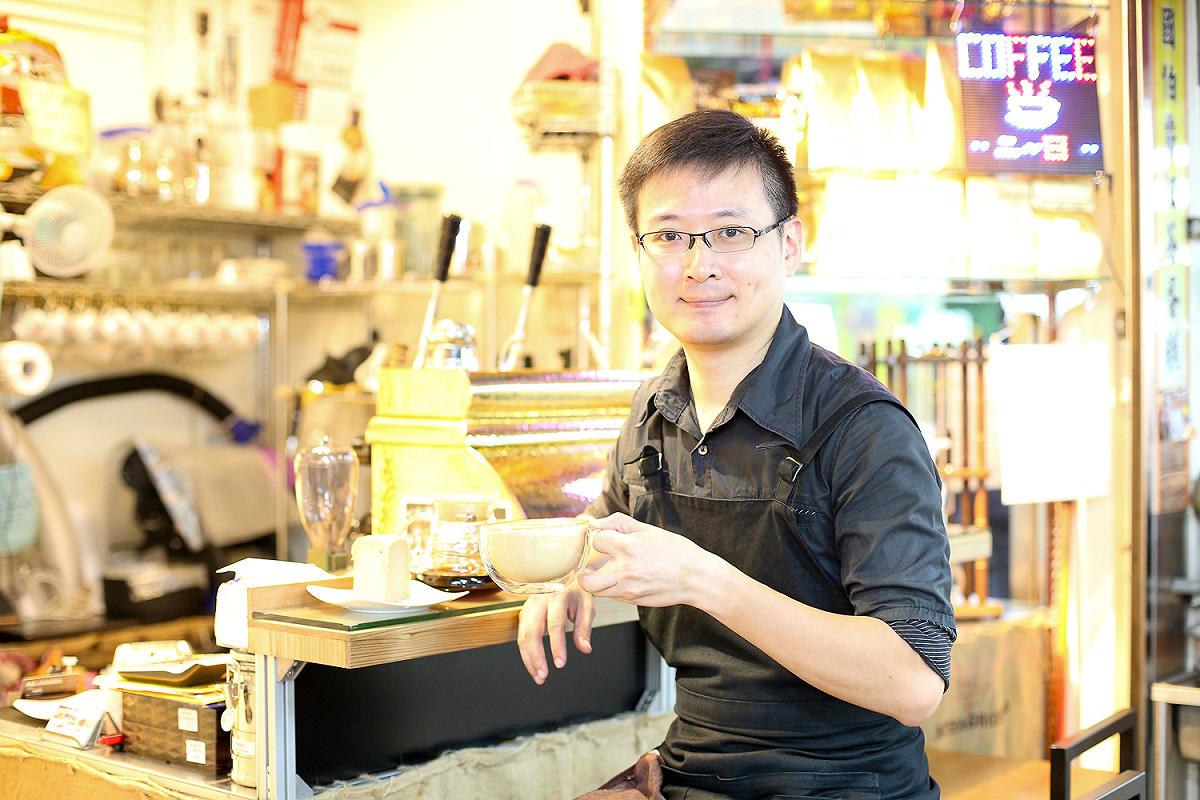 因為精品咖啡師的投入，讓傳統市場也能喝到精品等級的咖啡 圖：台北傳統市場節提供