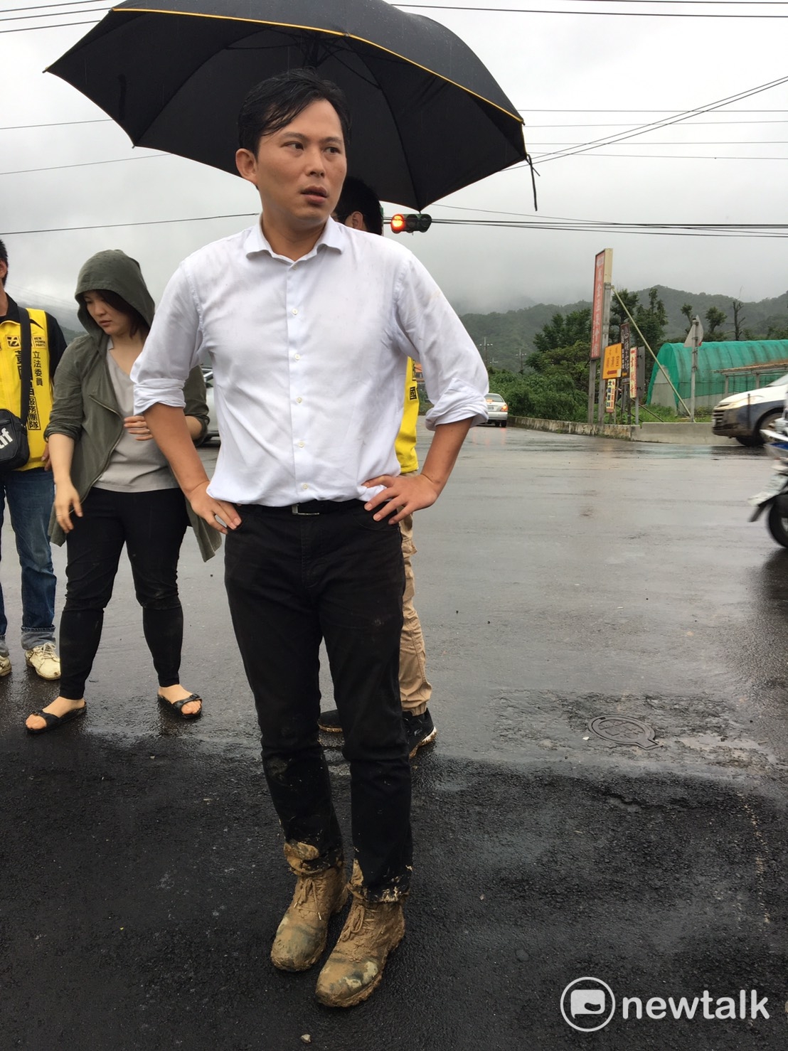 時代力量立委黃國昌遭「北北基安定力量聯盟」發起人孫繼正罷免。 圖：鍾孟軒/攝