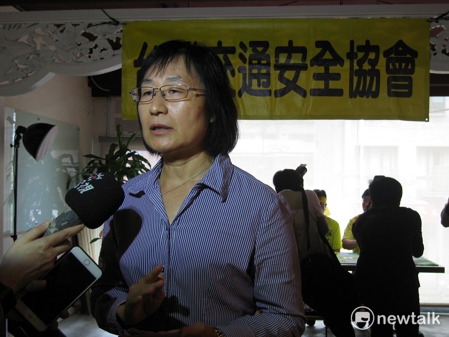 前台北市交通局長鍾慧諭指出，道路駕駛的訓練，可以有效減少交通事故發生。 圖：李蘇竣/攝