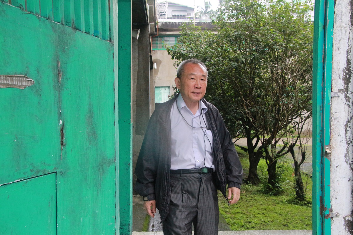 黃華回到當年被關押的警總軍法處看守所。 圖：新頭殼資料照片
