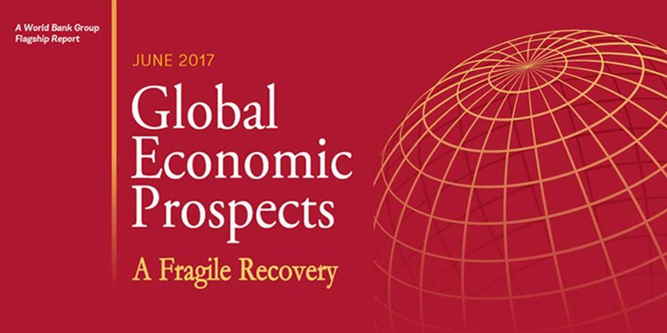 世界銀行最新《全球經濟展望報告》中，對全球經濟成長2.7%的預測不變。 圖：翻攝世界銀行臉書