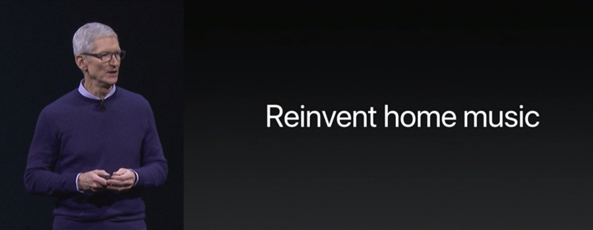 Apple對這次新產品的介紹是「重新定義家庭音樂體驗」。 圖：翻攝自Apple WWDC