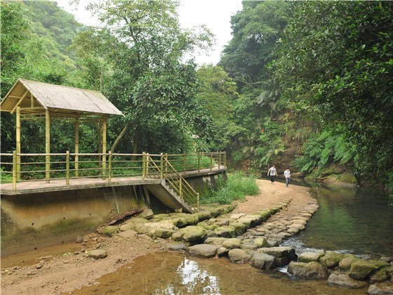 富民親水公園是夏日親子共遊的好去處 圖：客家委員會提供