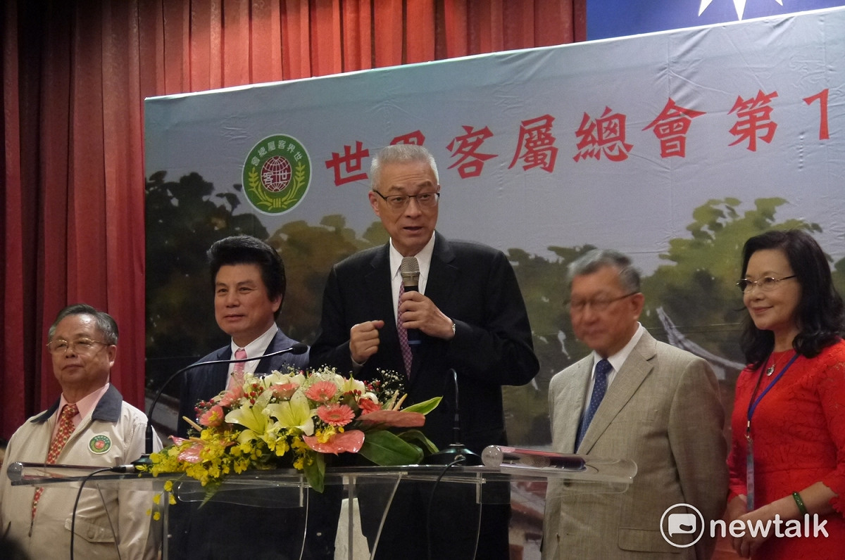 吳敦義表示，會讓部分立委進入中常會，不可能所有立委都是當然委員。 圖：鍾孟軒/攝