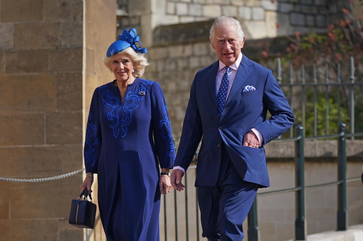 英國國王查爾斯三世(右)。 圖：翻攝The Royal Family臉書(資料照片)