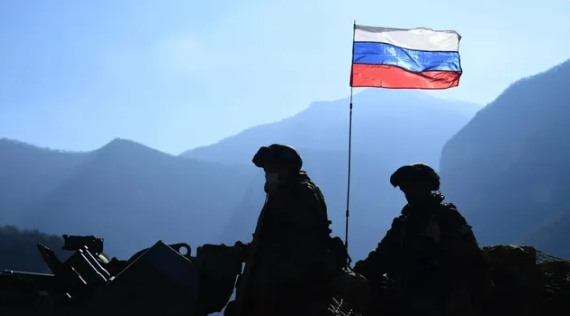 俄國維和士兵在納卡地區執行任務，有士兵遭到槍殺。 圖 : 翻攝自第一軍情