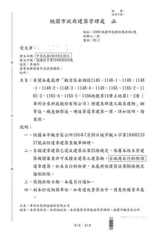 黃國昌指控鄭文燦在桃園市長任內圖利特定人士，解編3萬8253坪特定農業用地，讓民進黨金主莊隆乾「神準獵地」獲暴利逾10億元。 圖：翻攝黃國昌臉書