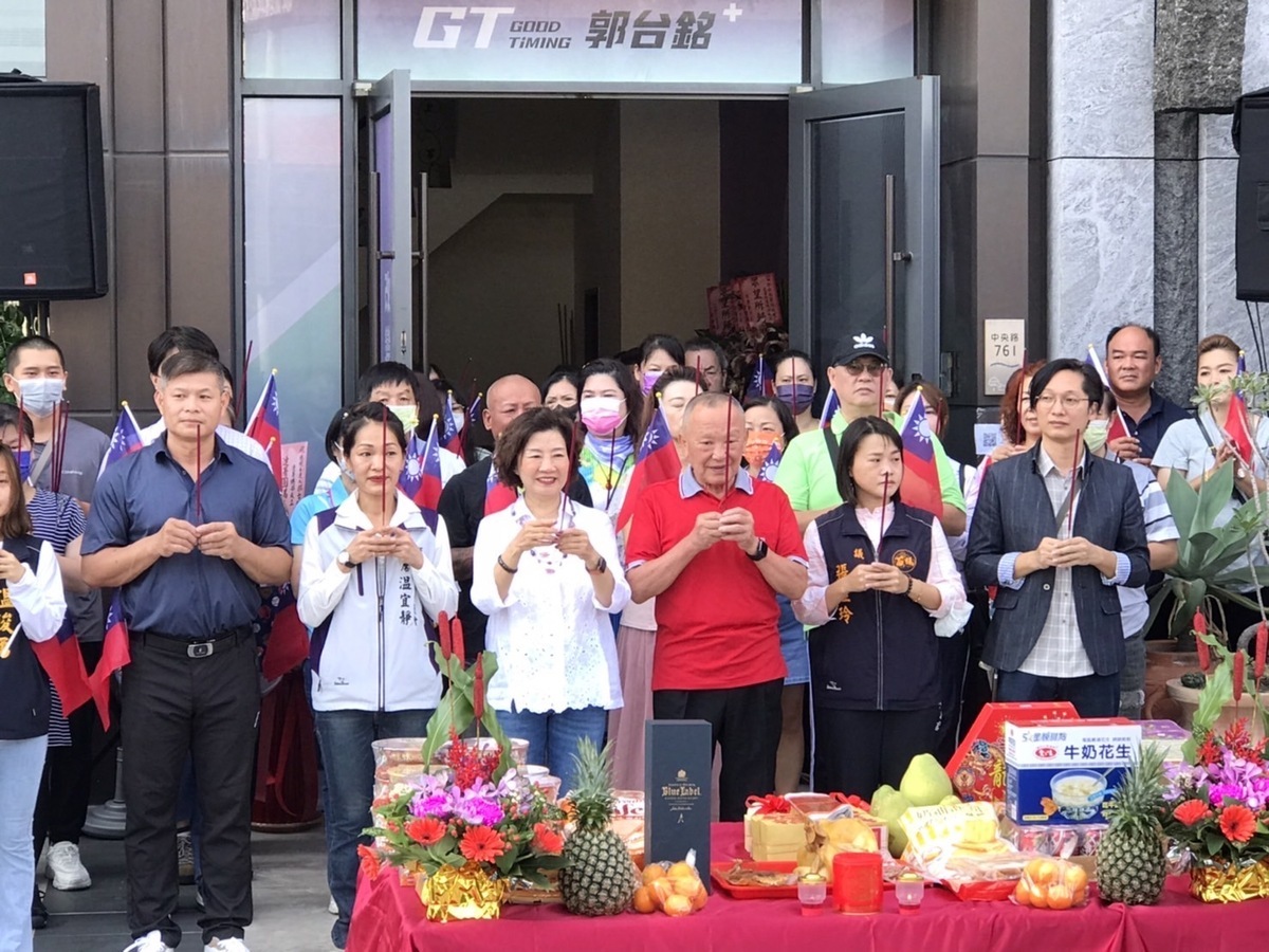 徐耀昌出席苗栗連署總部成立大會。 圖： 苗栗縣連署總部 提供