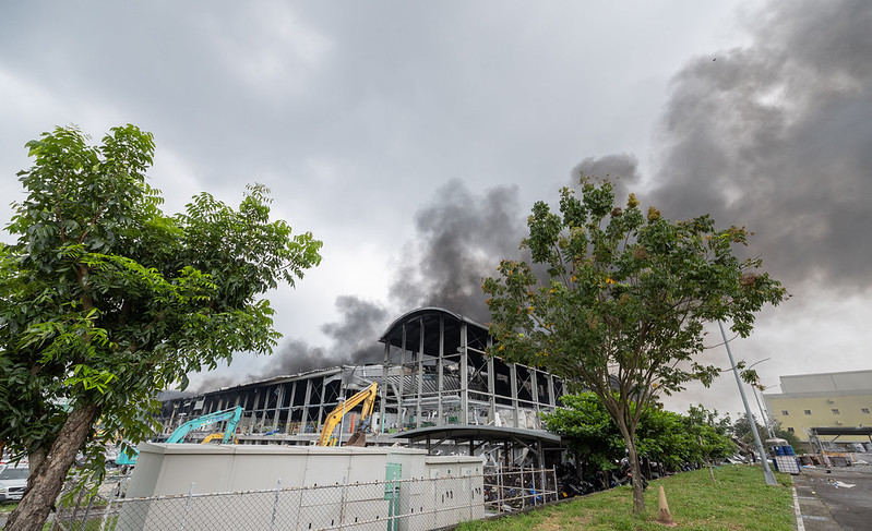 屏東明揚國際廠房22日發生嚴重爆炸事故造成死傷。 圖：擷自總統府flickr（資料照）