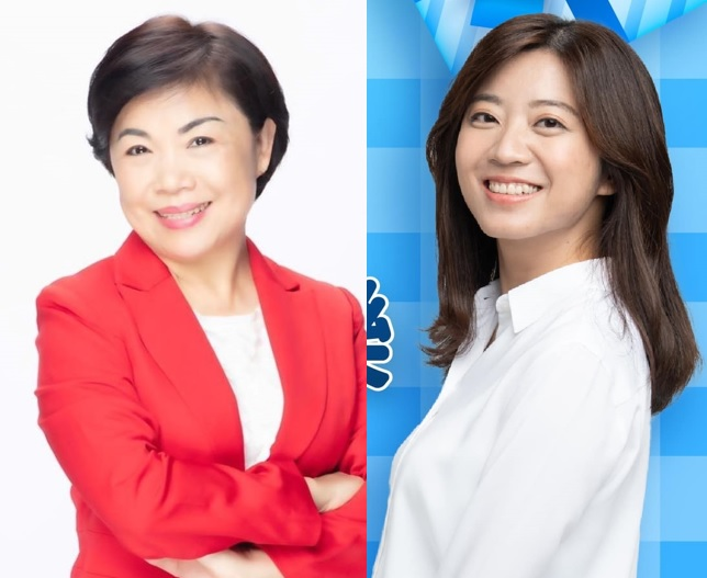 楊瓊瓔比對手謝子涵大了近30歲。 新頭殼合成