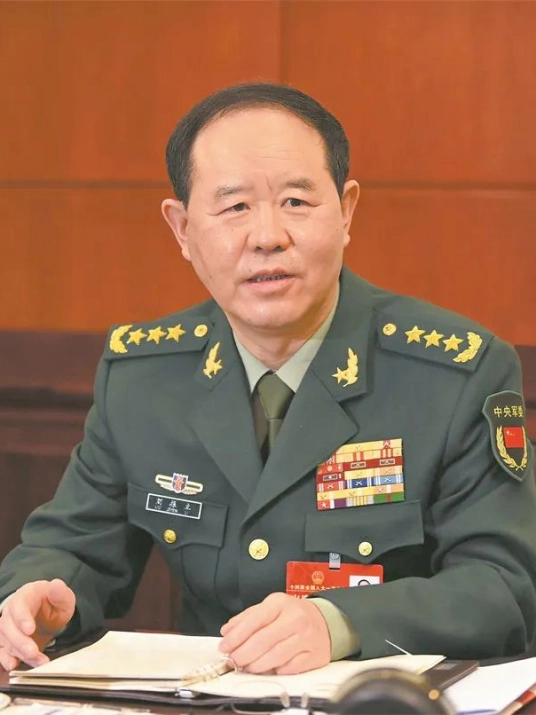 中共中央軍委、軍委聯合參謀部參謀長劉振立缺席 15 日的軍方政治教育會議，遭外界懷疑失蹤。 圖：翻攝自百度百科