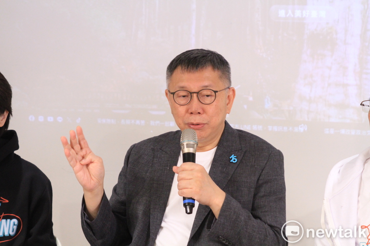 民眾黨總統參選人柯文哲。 圖：周煊惠 / 攝