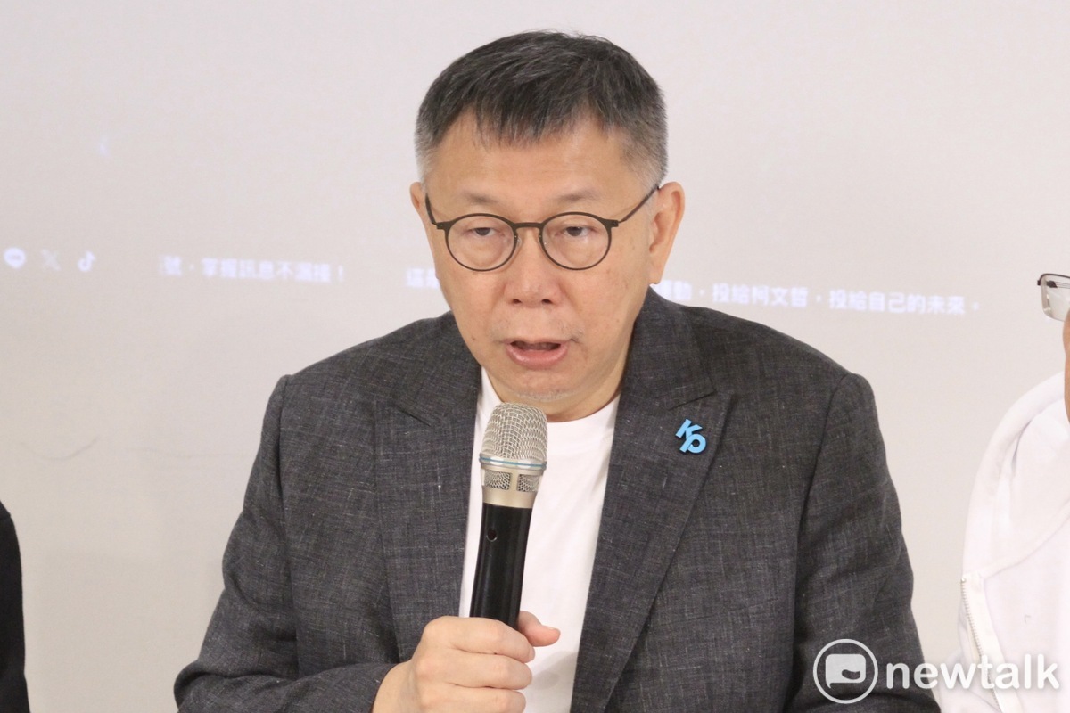 民眾黨總統參選人柯文哲。 圖：周煊惠 / 攝