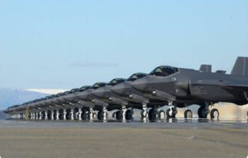 俄了防止俄國，北約國家大舉採購美國F-35戰機，將有168架佈署在俄國邊境 圖 : 翻攝自X(前推特)/ Visegrad帳號