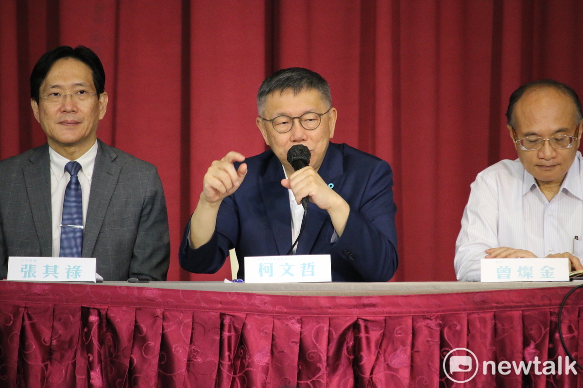 民眾黨總統參選人柯文哲。 圖：周煊惠 / 攝