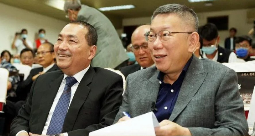 柯文哲在深藍軍系活動中聲稱「放心最後一定會合」。 圖：翻攝柯文哲臉書