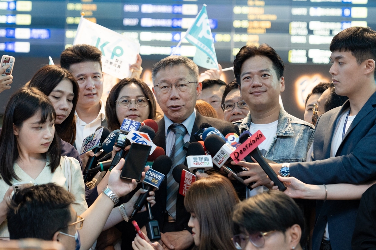 民眾黨總統參選人柯文哲。 圖：民眾黨 / 提供