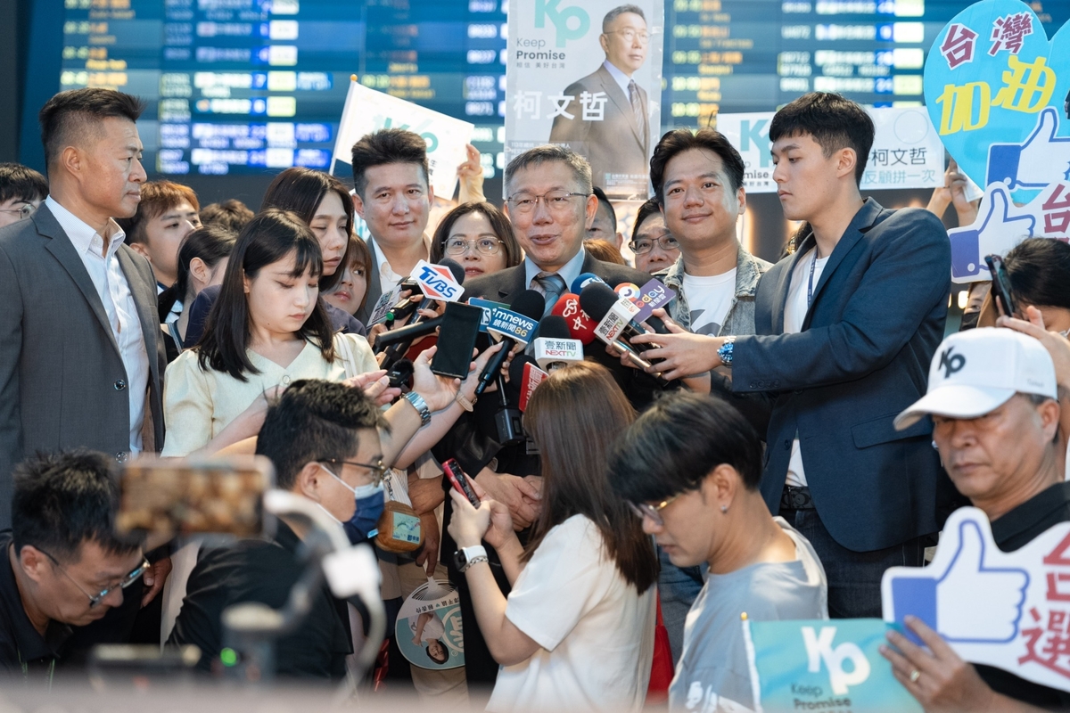 民眾黨總統參選人柯文哲。 圖：民眾黨 / 提供