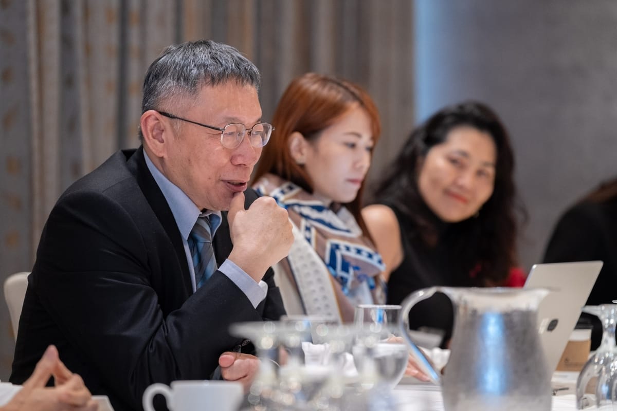 民眾黨總統參選人柯文哲。 圖：民眾黨 / 提供