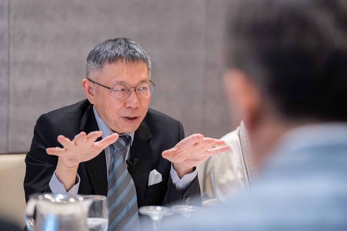 民眾黨總統參選人柯文哲。 圖：民眾黨 / 提供