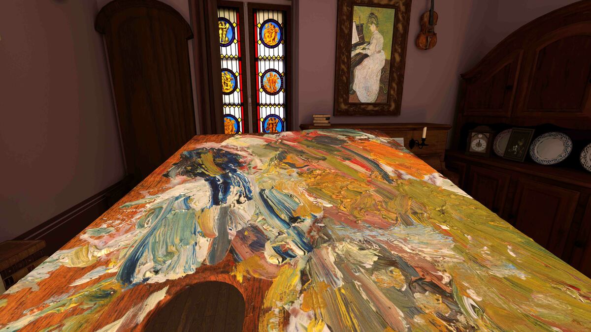 《梵谷的調色盤》( La Palette de Van Gogh )-大師的調色盤 圖：HTC/提供
