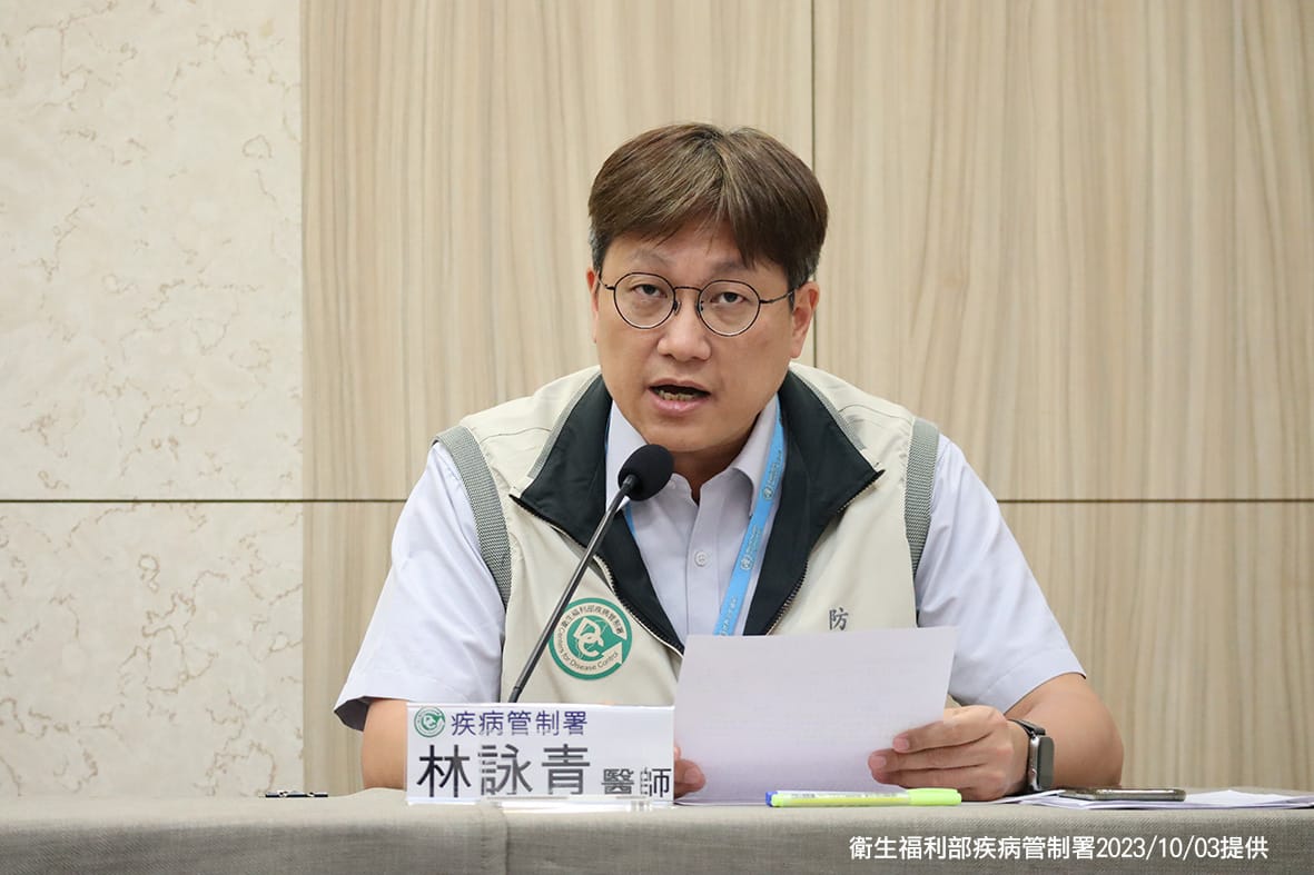 疾管署防疫醫師林詠青今針對登革熱死亡最年輕個案說明狀況。 圖：疾管署／提供
