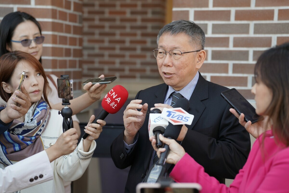 民眾黨總統參選人柯文哲。 圖：民眾黨 / 提供