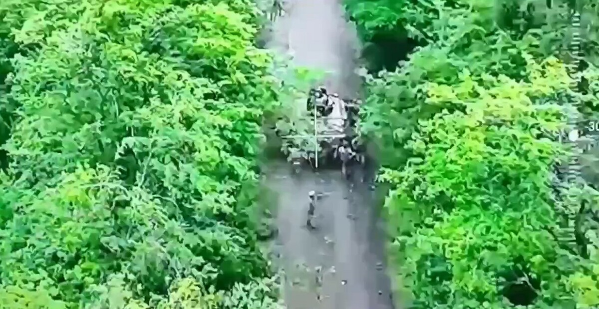 烏軍在韋爾博韋突破了俄羅斯第 56 近衛空降突擊團的防禦，繼續深入戰場。 圖：翻攝自 PStyleOne1 X（前推特）帳號