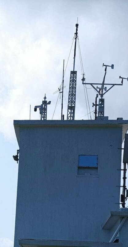 蘭嶼氣象站原來模樣。 圖：中央氣象署／提供