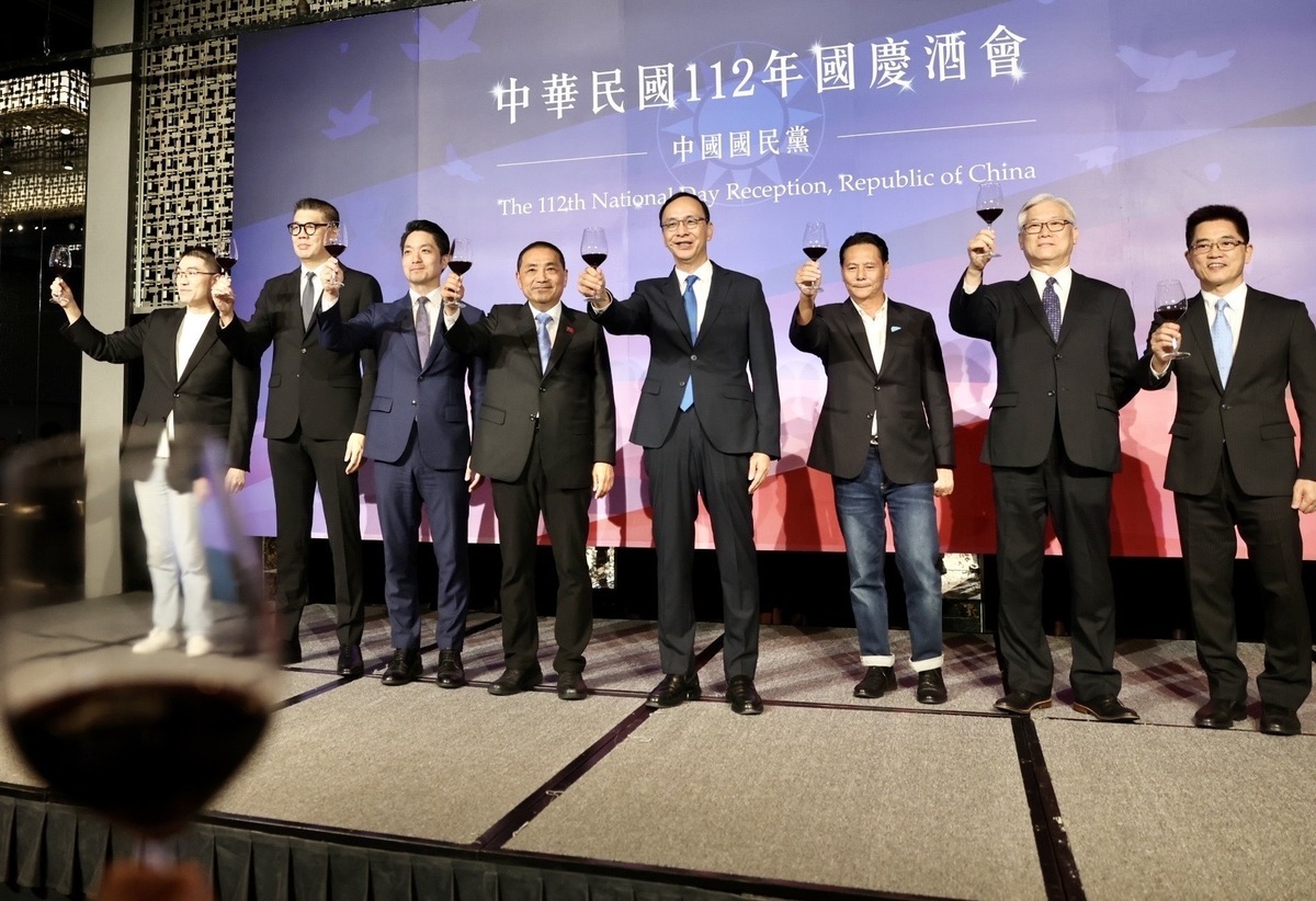 北北基桃四市首長4日晚間同台參加國民黨主辦的中華民國112年國慶晚會。 圖：侯友宜競辦/提供