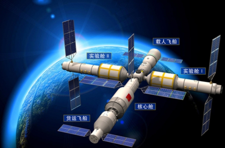 中國天宮號太空站。 圖 : 翻攝自解放日報