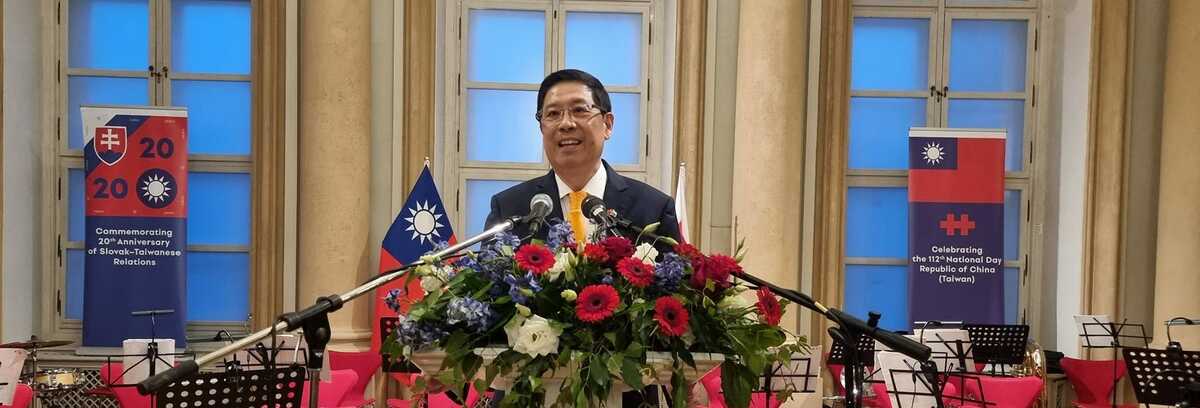 駐斯洛伐克代表李南陽。 圖：取自 Taiwan na Slovensku 駐斯洛伐克代表處  臉書
