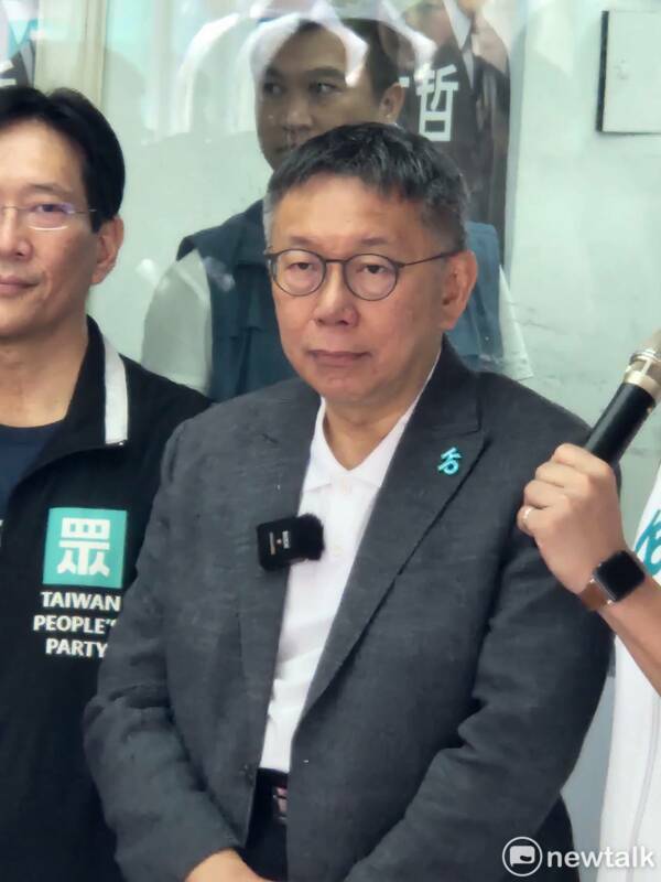 民眾黨總統參選人柯文哲。 圖：黃建豪/攝