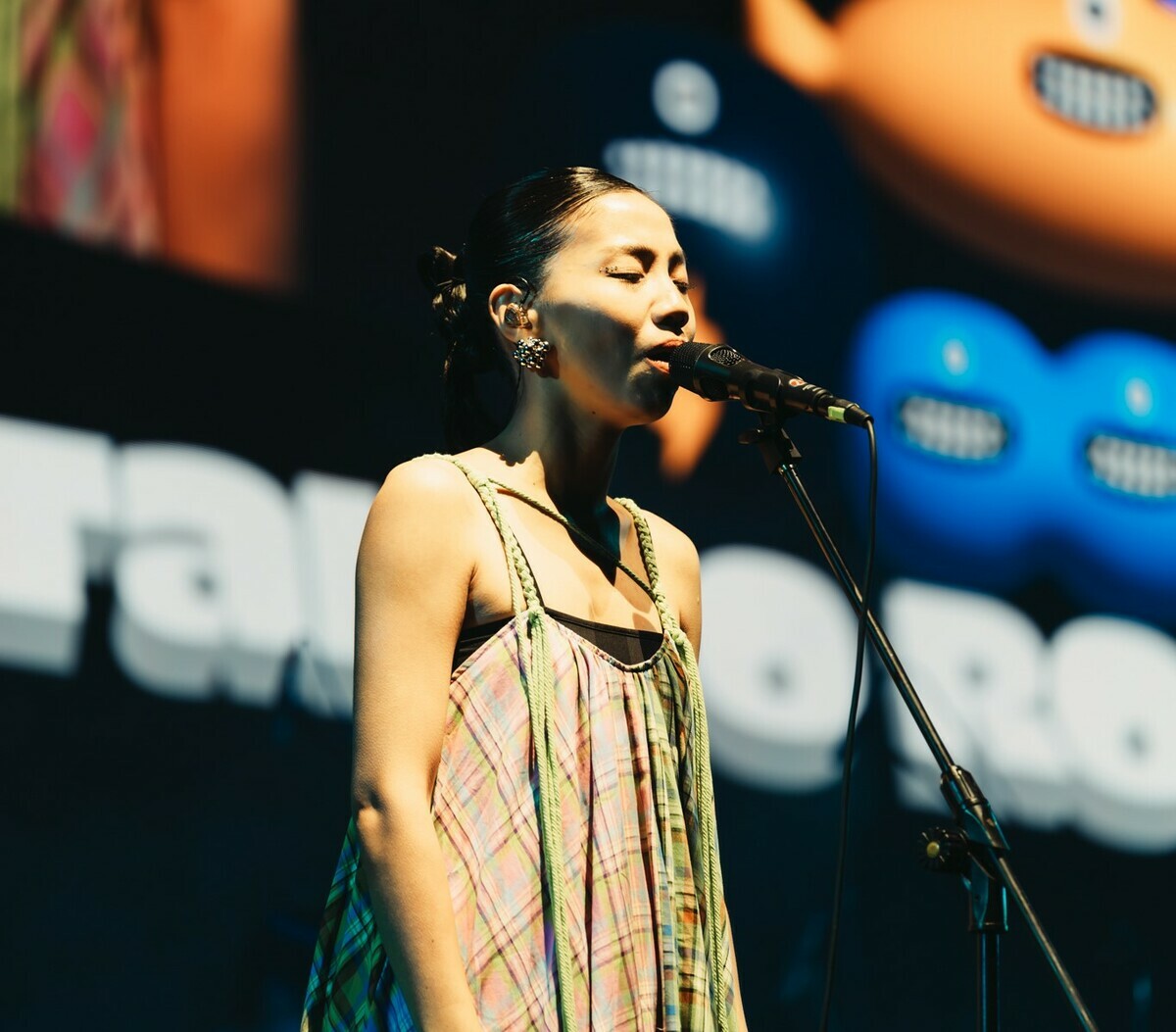 出身高雄的金曲獎最佳新人洪佩瑜首度回鄉參加打狗祭.。 圖：高雄流行音樂中心提供