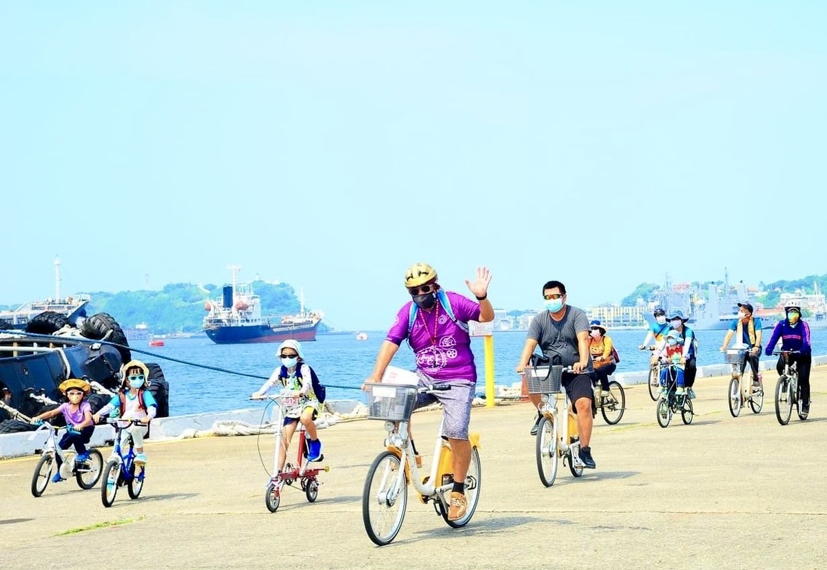 鼓山場單車路線以地區文化脈絡來規劃。 圖：高雄市觀光局提供