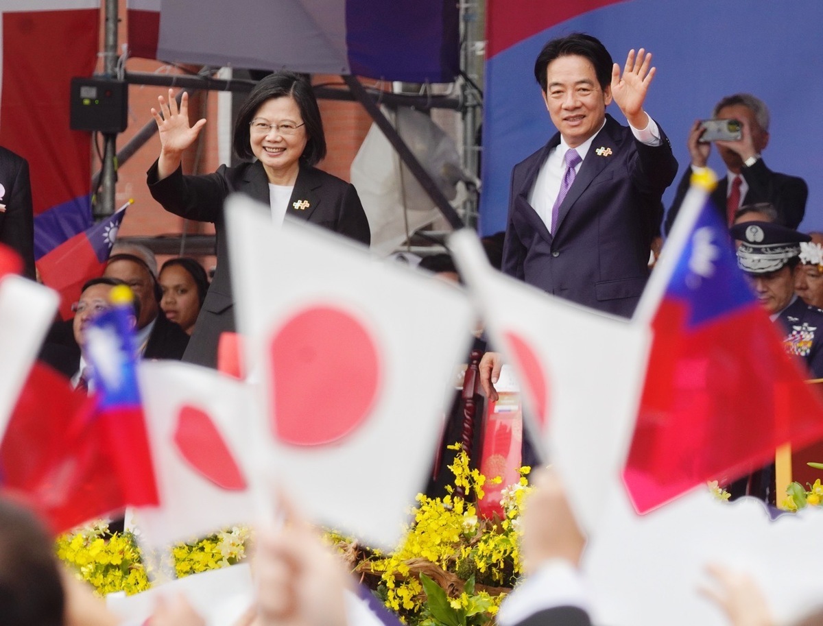 今（10）日是中華民國112週年國慶日，總統蔡英文在國慶演說時以「自信沉穩、國家前進 讓世界因台灣而更好」為主題發表談話。 圖：張良一/攝