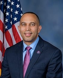 美國民主黨提名眾議院少數黨領袖哈基姆·傑佛瑞斯為議長候選人。 圖 : 翻攝自維基百科