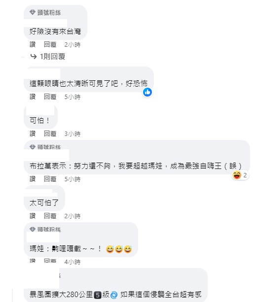布拉萬漂亮扎實的結構也引起一波討論，讓網友直呼「好險沒有來台灣」。 圖：取自台灣颱風論壇
