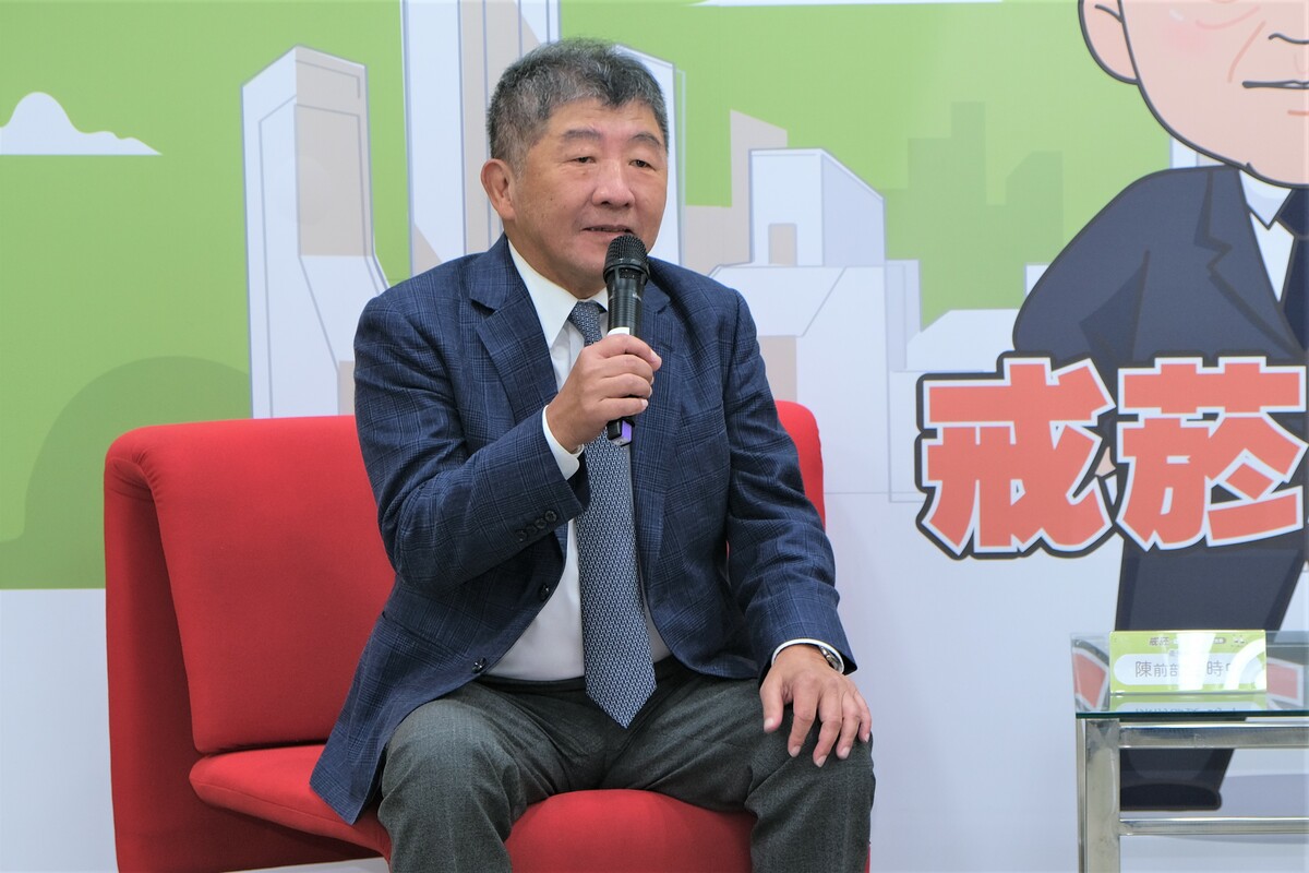 前衛福部部長陳時中分享戒菸口訣：「今天就戒，明天再抽」，並透露戒菸者可把目標放小、階段式成功。 圖：國健署／提供