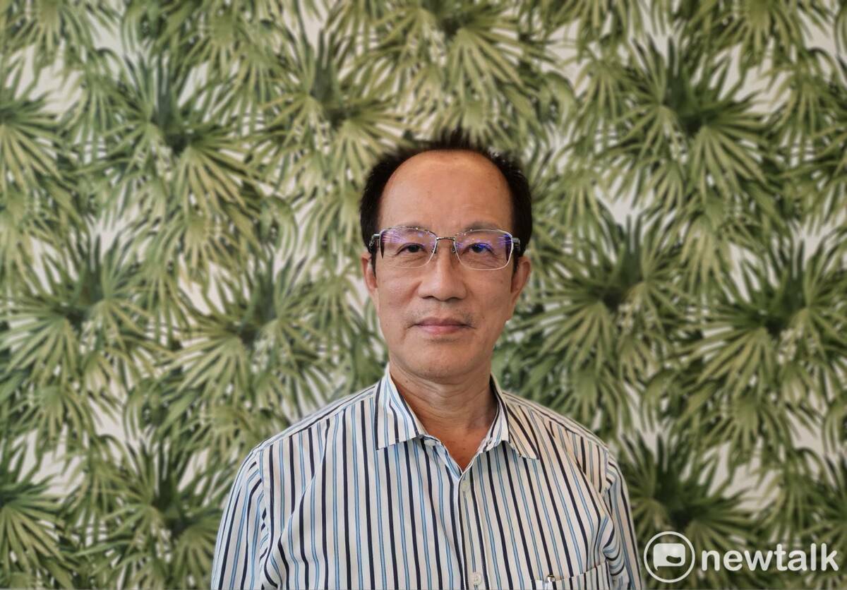 林富男認為「柯正侯副」是台灣當前政治最佳策略。 圖:孫家銘/攝